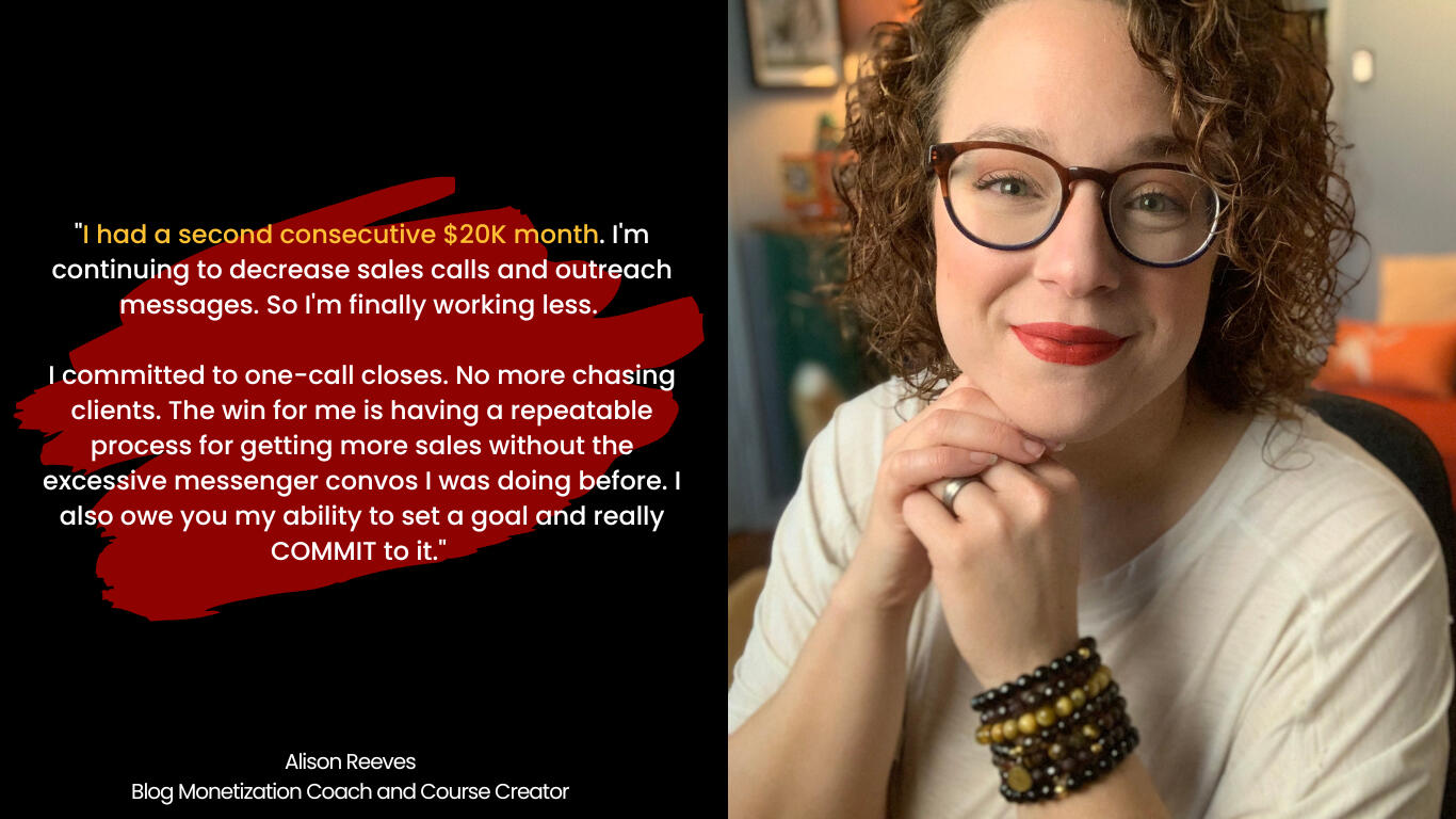 Consecutive $20K Months